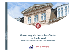 Präsentation Martin-Luther-Straße