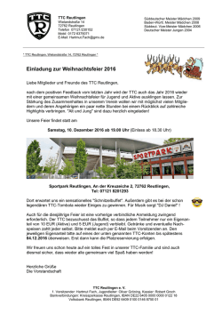 nun die offizielle Einladung zur Weihnachtstfeier.