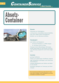 Containerkatalog - Peschke Container