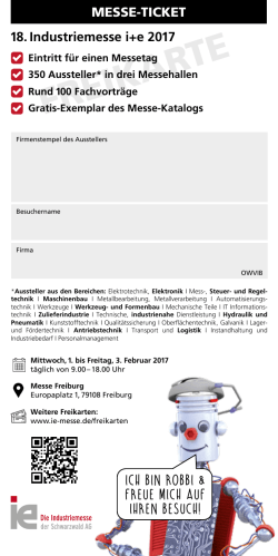 freikarte - i+e 2017