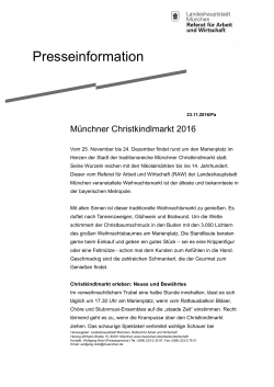 Müncher Christkindlmarkt 2016