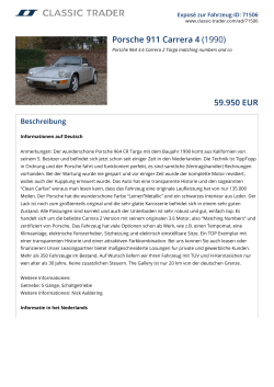 Porsche 911 Carrera 4 (1990) 59.950 EUR