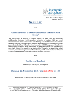Seminar - Institut für Astrophysik