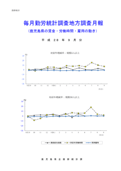 毎月勤労統計調査地方調査月報