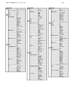 神戸イリス献立表2016/12/1～2016/12/29 Page 1