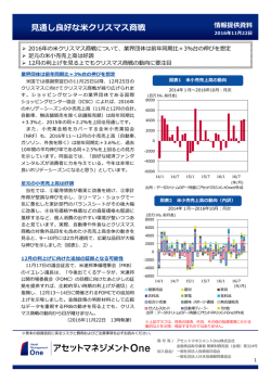 見通し良好な米クリスマス商戦