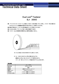 Dual LockTM Fastener SJ−3560