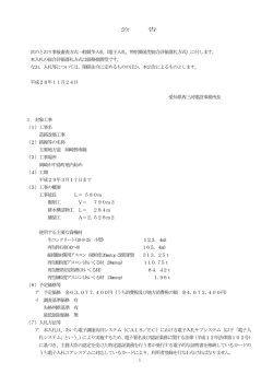 （電子入札、特別簡易型総合評価落札方式）に付