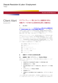 サプライチェーン等における人権侵害の防止 実務ガイドが求める具体的