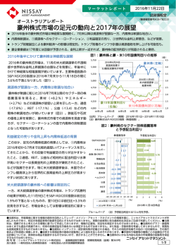 豪州株式市場の足元の動向と2017年の展望