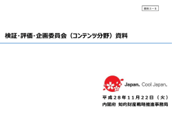 内閣府知的財産戦略推進事務局 説明資料