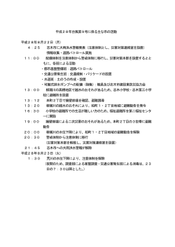 平成28年台風9号に係る主な市の活動 [81KB pdfファイル]