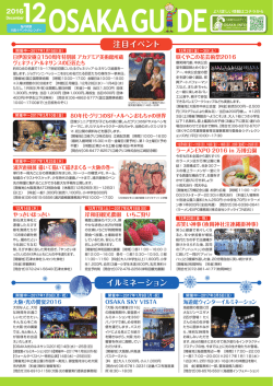 注目イベント イルミネーション - Osaka Info：大阪観光情報