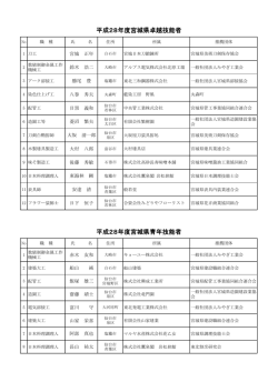 別紙名簿 [PDFファイル／135KB]