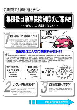 試算例 - 武蔵野商工会議所