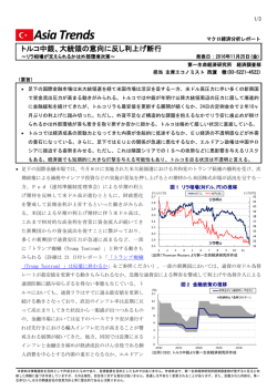 Economic Indicators 定例経済指標レポート
