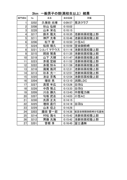 3km(一般男子)（PDF：27KB）