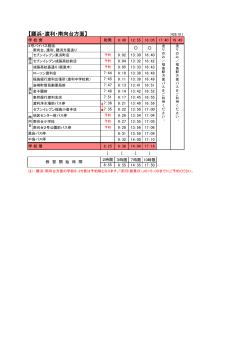 腰浜・渡利・南向台方面の時刻表PDFダウンロード