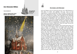 UHW Advent 2016 - Evangelische Bergkirche Wiesbaden
