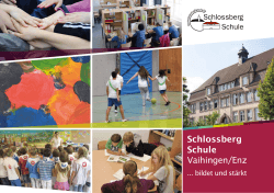 Leitbild - Schlossbergschule GWRS Vaihingen an der Enz