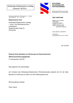 Schleswig-Holsteinischer Landtag Umdruck 18/7014