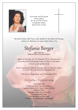 Berger Stefanie - UB - Zell am See