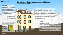 Energetische Sanierung eines Altstadthauses