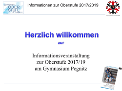 Information f&uuml;r Eltern und Sch&uuml;ler der 10. Klassen zur