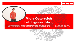 Informationstechnologie – Technik (w/m)