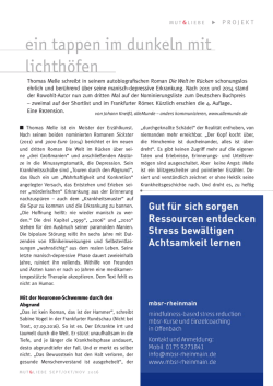 ein tappen im dunkeln mit lichth&ouml;fen