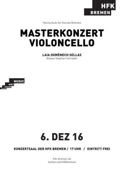 masterkonzert violoncello 6. dez 16
