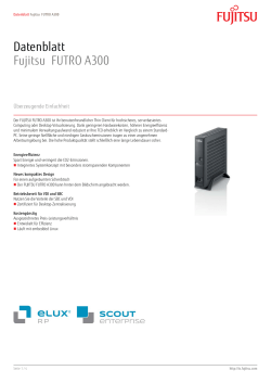 Datenblatt Fujitsu FUTRO A300