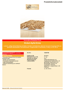 Dinkel-Apfel-Ecke