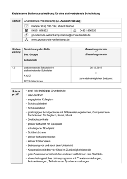 Grundschule Wellenkamp in Itzehoe (Kreis Steinburg)