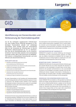 Identifizierung von Konzernkunden und Verbesserung der