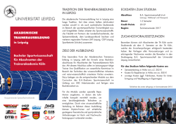Infobrosch&uuml;re Sommersemester 2017