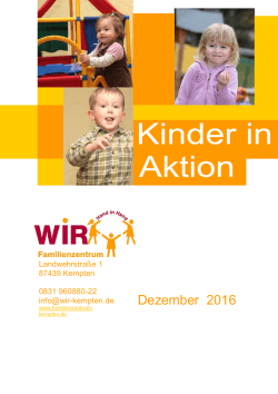 Dezember 2016 - Familienzentrum Kempten