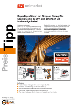 Doppelt profitieren mit Simpson Strong