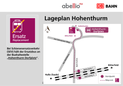 Lageplan Hohenthurm