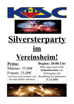 im Vereinsheim!