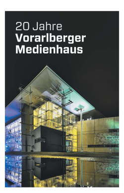 20 Jahre Vorarlberger Medienhaus