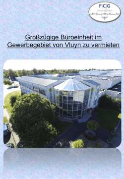 Gro&szlig;z&uuml;gige B&uuml;roeinheit im Gewerbegebiet von Vluyn zu