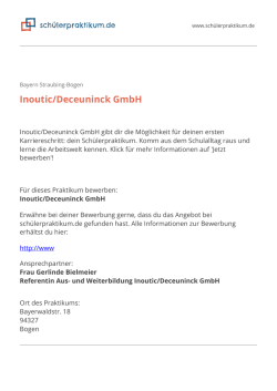 Inoutic/Deceuninck GmbH