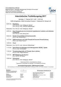 Internistischer Fortbildungstag 2017