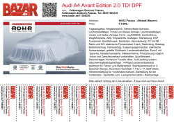 Audi A4 Avant Edition 2.0 TDI DPF