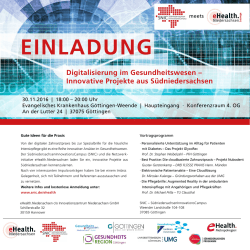 Digitalisierung im Gesundheitswesen &ndash; Innovative Projekte aus
