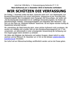 lesen - unterzeichnen bis Mittwoch 30.11.2016