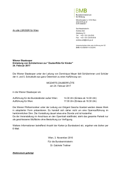 Erlass: BMB-10.059/0011-I/3/2016: Wiener Staatsoper