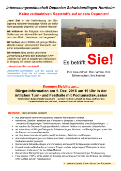 Infos hier - AG AtomErbe Neckarwestheim