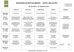 wochenplan mittag-menus